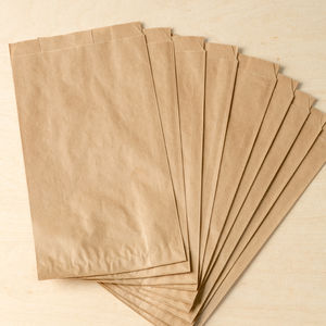 Ruskea paperipussi 28,5 x 15 cm (10 kpl)