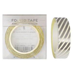 Vinoraidallinen hopeafolio -teippi