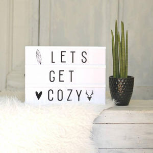 Lightbox kirjainvalotaulu A4