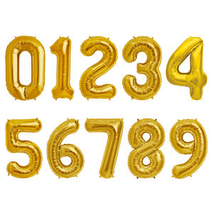 Numero foliopallo, kulta (86 cm)