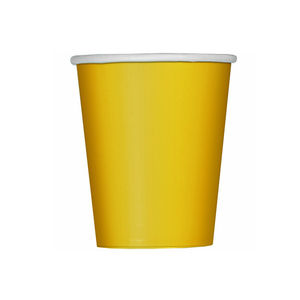 Keltaiset paperimukit (8 kpl)