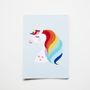 Yksisarvinen- postikortti, minttu