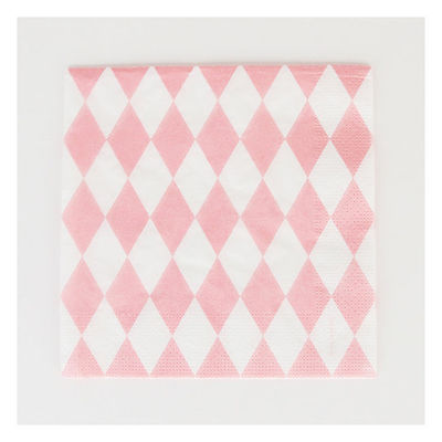 Paperilautasliina, vaaleanpunaiset salmiakit (20 kpl)