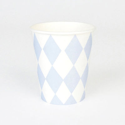 Paperimuki, vaaleansininen salmiakkikuvio (8 kpl)