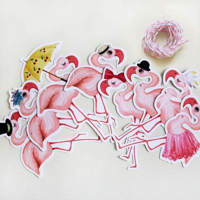 Flamingo koristenauha/viirinauha