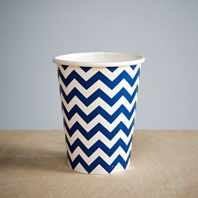 Paperimuki, sininen chevron (10 kpl)