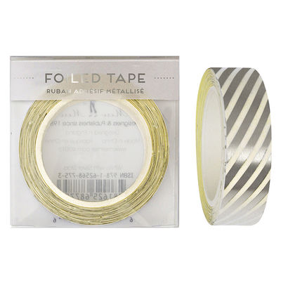 Vinoraidallinen hopeafolio -teippi