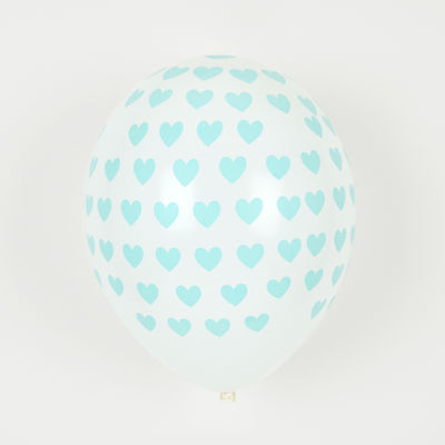 Sydänkuvioitu ilmapallo (5 kpl)