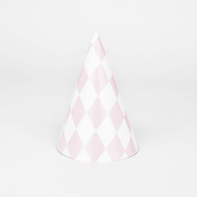 Juhlahattu - vaaleanpunaiset salmiakit (8 kpl)