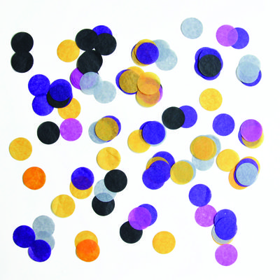 Confetti - lila, oranssi, musta (15 g)