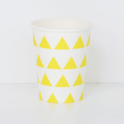 Paperimuki, keltaiset kolmiot (8 kpl)