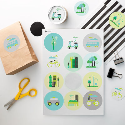 Fillari tarra-arkki, ympyrä Ø 60 mm