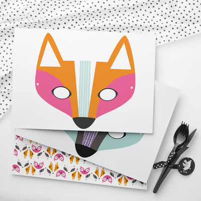 Metsän eläimet teemapaperi A4, 8 kpl