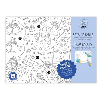 OMY Games -väritettävä tabletti A3 (24 kpl)