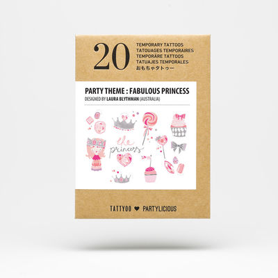 Tattyoo juhlatatuoinnit, prinsessat
