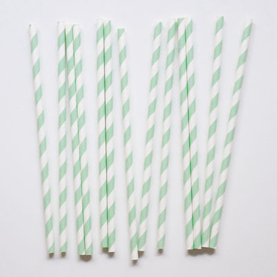 Raidallinen paperipilli, minttu (25 kpl)