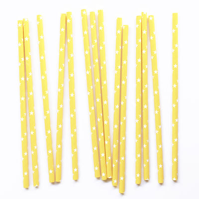 Paperipilli, keltaiset tähdet (25 kpl)