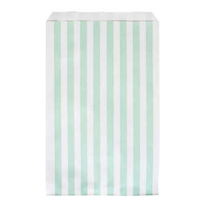 Raidallinen paperipussi, minttu (10 kpl)