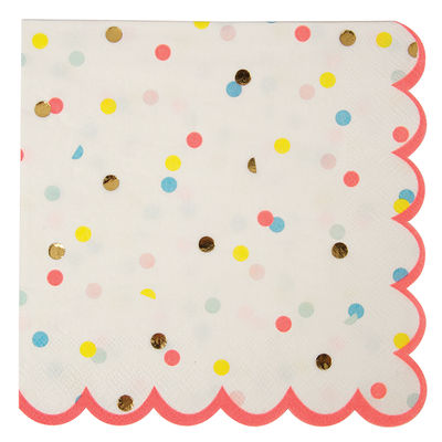 Polka dot -lautasliinat (16 kpl)