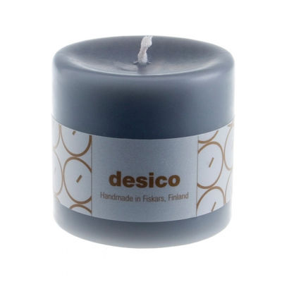 Harmaa pöytäkynttilä 70 mm