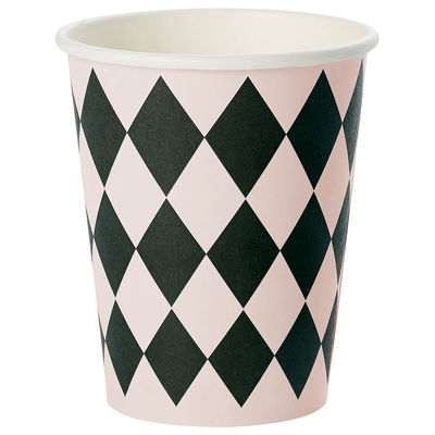 Paperimuki, mustavaaleanpunainen harlekiini (8 kpl)