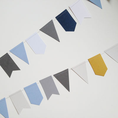 Huurteinen, sinisävyinen viirinauha