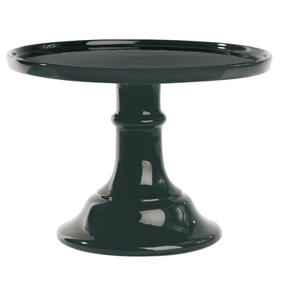 Keraaminen kakkuständi musta ø 25 cm