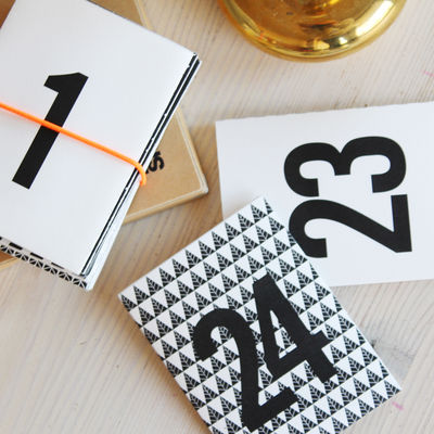 DIY joulukalenteri keräilykorteille