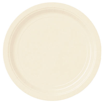 Kerman värinen paperilautanen, iso (8  kpl)