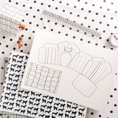 Koiramaiset kemut teemapaperi A4, 8 kpl