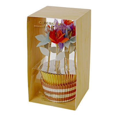 Kukkaset, muffinivuokasetti (24 kpl)