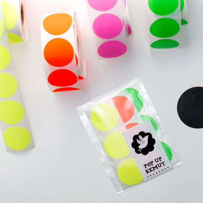 Neontarrat ympyrä Ø 40 mm (15 kpl)