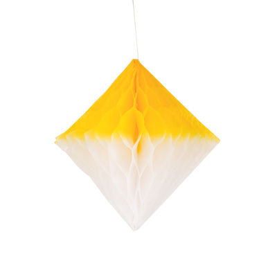 Hunajakennotimantti valkoinen/keltainen 27 cm