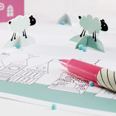 Satukaupunki teemapaperi A4, 8 kpl