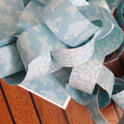 Rapurallaa -teemapaperi siniturkoosi A4, 8 kpl