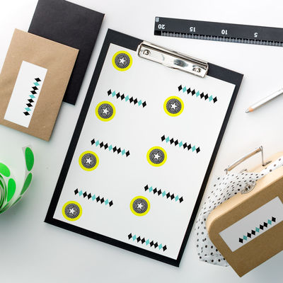 Tulostettavat Sirkus -etiketit 105 x 42 mm